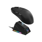 AJAZZ AJ159 APEX 8KHz Tri-Mode Gaming Mouse with charging dock
