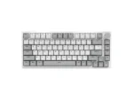 AJAZZ AK820 75% Gasket-mounted Wired Mechanical Keyboard Gray White