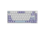 AJAZZ AK820 75% Gasket-mounted Wired Mechanical Keyboard Purple White