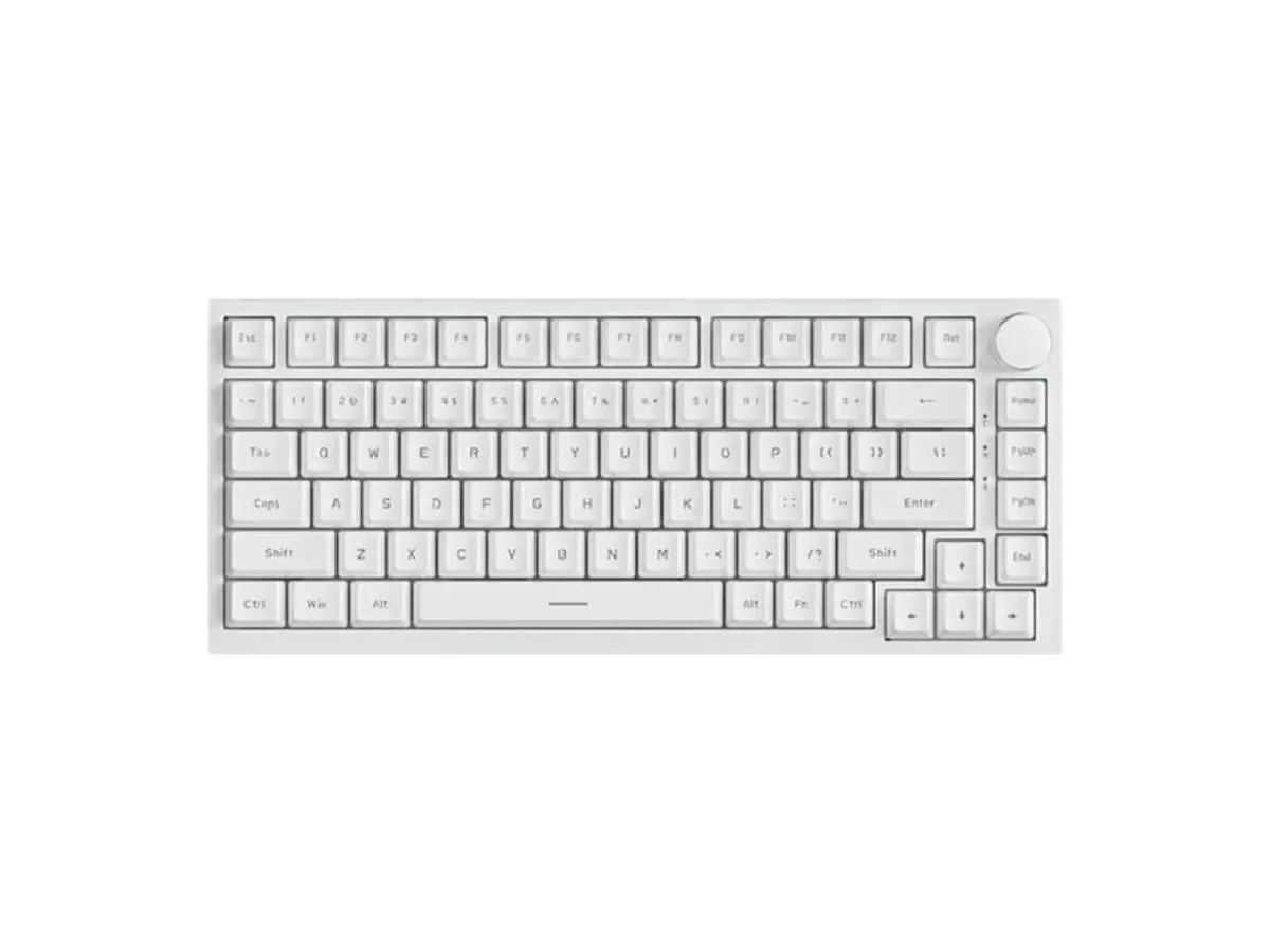 AJAZZ AK820 75% Gasket-mounted Wired Mechanical Keyboard White