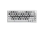 AJAZZ AK820 75% Gasket-mounted Wired Mechanical Keyboard White Gray