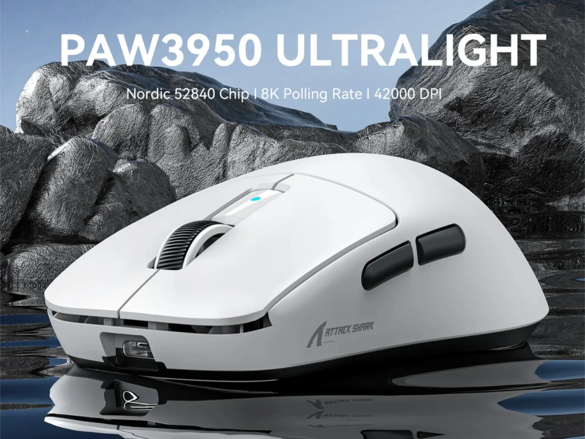 ATTACK SHARK R6 Ultralight | 39g Wireless 8K PAW3950 MAX Gaming Mouse - Image 3