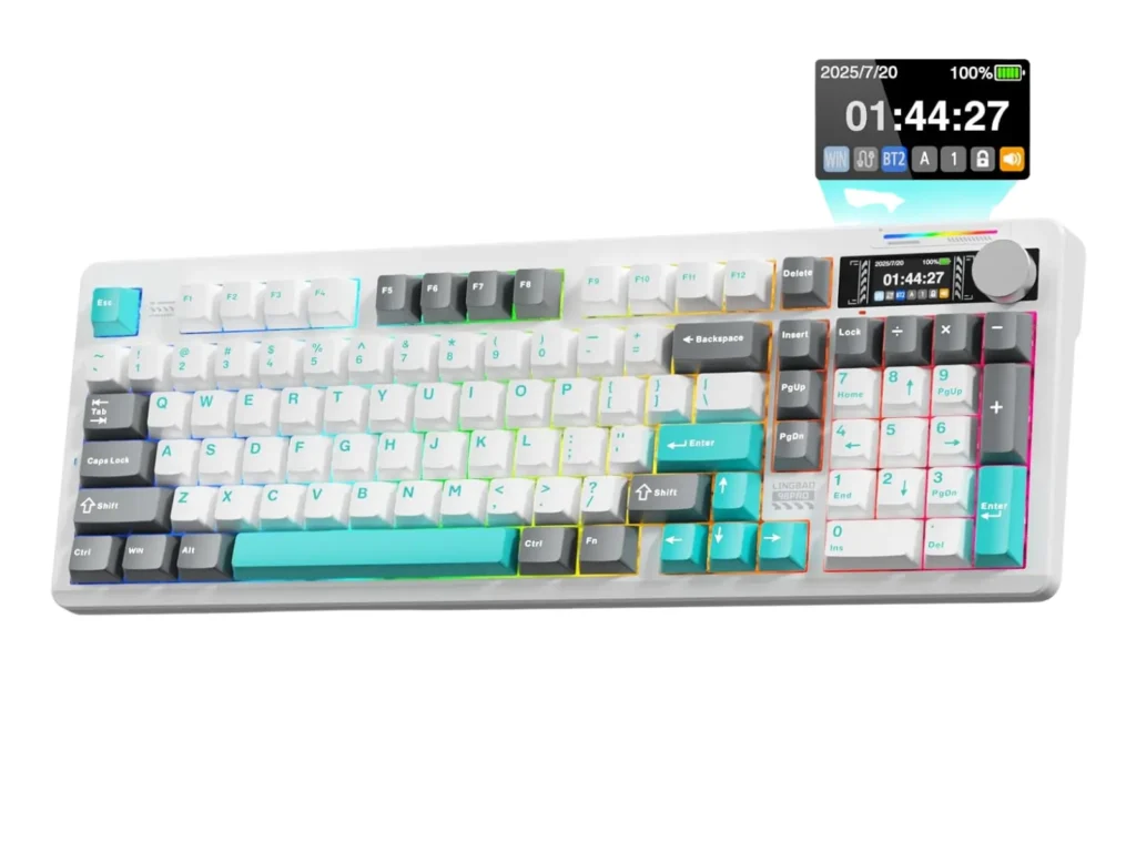LINGBAO K98 Pro Tri-Mode Mechanical Keyboard