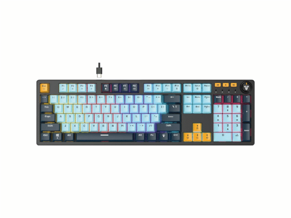 FANTECH ATOM107S MK893S MECHANICAL GAMING KEYBOARD MIZU EDITION