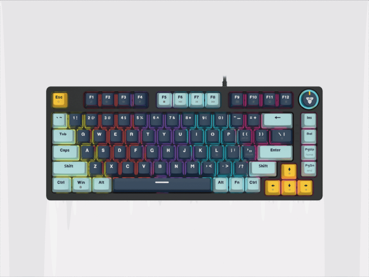 FANTECH ATOM81 MK875 V2 MIZU EDITION Hot Swappable Mechanical Keyboard - Image 2