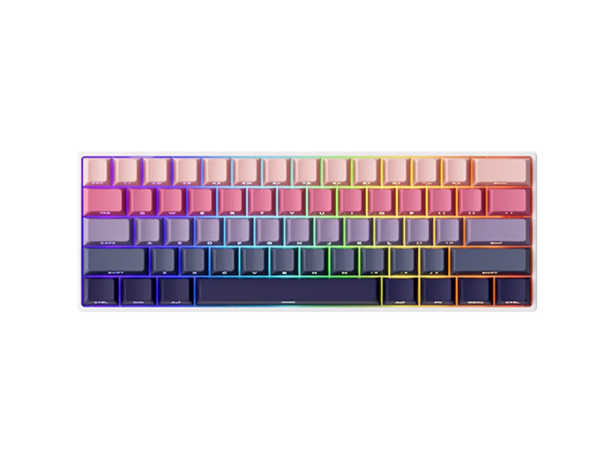 Monsgeek FUN60 Pro Magnetic Keyboard Phantom PInk