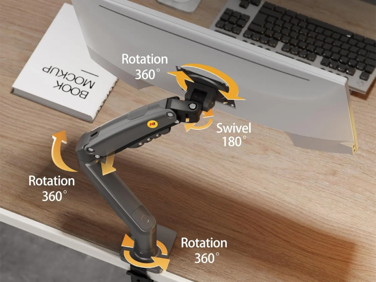 NORTH BAYOU F80 MONITOR DESK MOUNT - Image 2