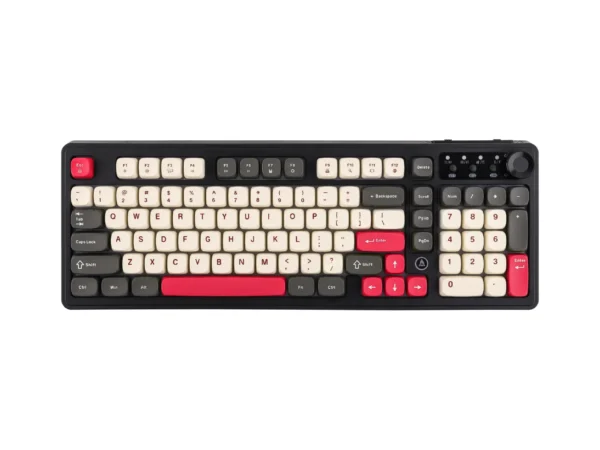 AJAZZ AF98 Plus Tri-mode Keyboard Black Shark Red