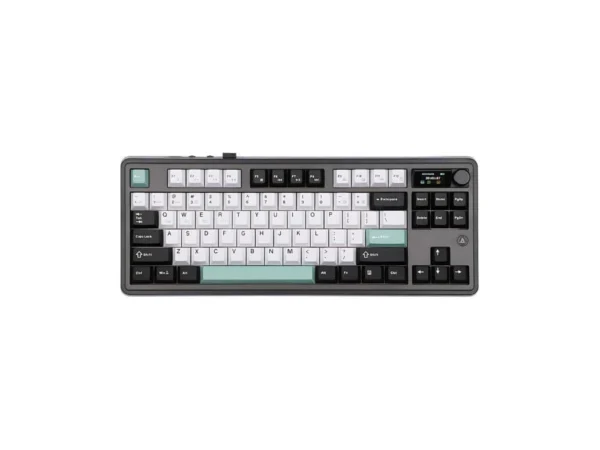 AJAZZ AK870 hot-swap mechanical keyboard with TFT display