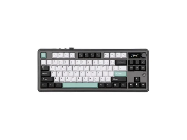 AJAZZ AK870 hot-swap mechanical keyboard with TFT display