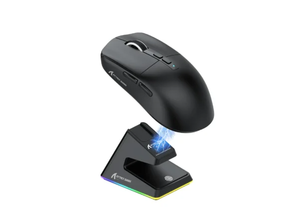 ATTACK SHARK X6 Three Modes Gaming Mouse With Charging Dock