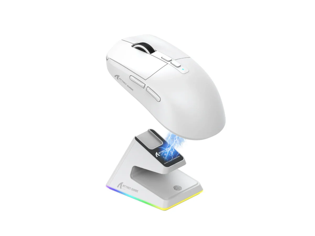 ATTACK SHARK X6 Three Modes Gaming Mouse With Charging Dock - Image 2