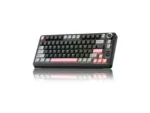 AULA S75 Pro Tri-Mode Wireless Mechanical Keyboard Black&Gray&Pink