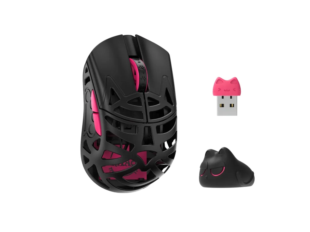 WLMOUSE Beast Miao Magnesium Gaming Mouse Black