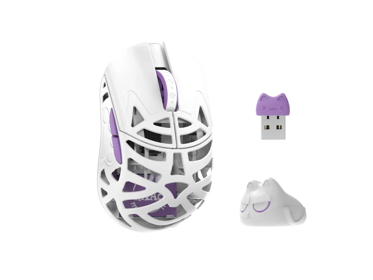 WLMOUSE Beast Miao Magnesium Gaming Mouse White