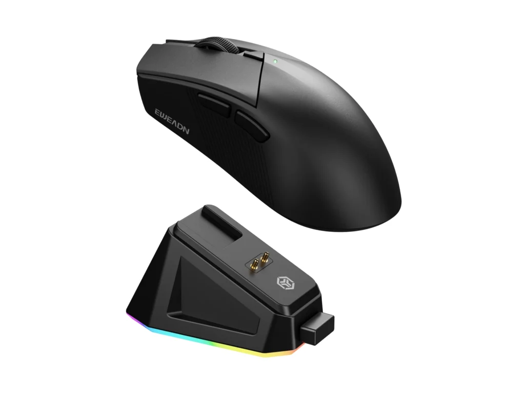 EWEADN GS01 Pro Wireless Gaming Mouse With Charging Dock Black