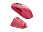 EWEADN GS01 Pro Wireless Gaming Mouse With Charging Dock Pink