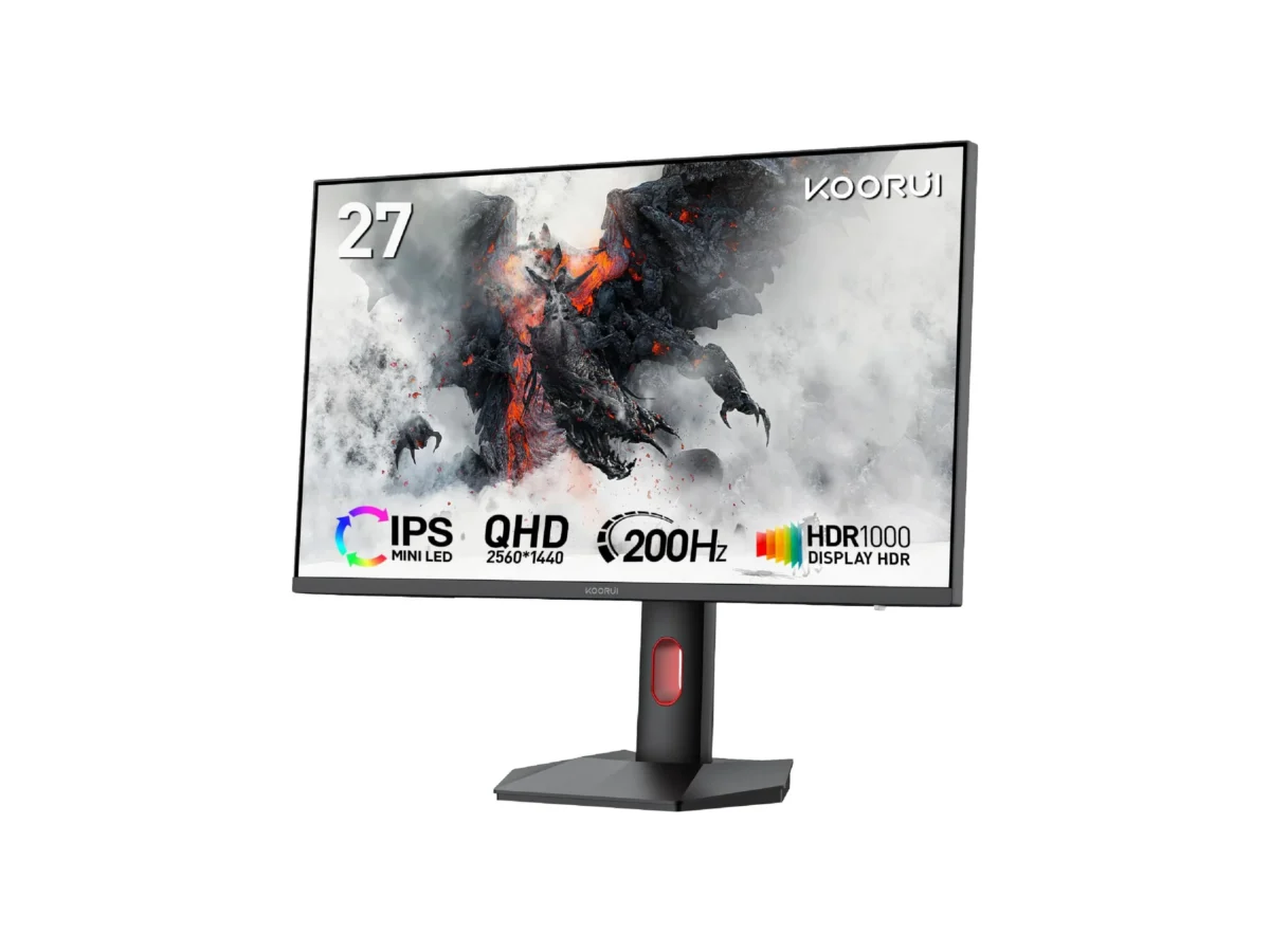 KOORUI S2721PM 27" QHD mini LED Monitor Black