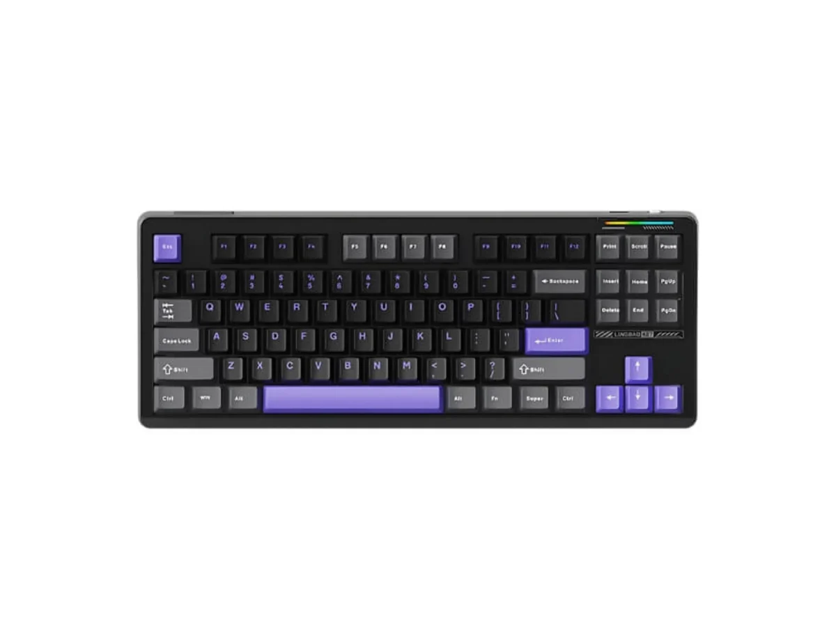 LINGBAO K87 Tri-Mode HI-FI Mechanical Keyboard Black
