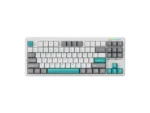 LINGBAO K87 Tri-Mode HI-FI Mechanical Keyboard Grey Green