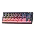 LINGBAO K87 Tri-Mode HI-FI Mechanical Keyboard Gradient Pink