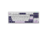 LINGBAO K87 Tri-Mode HI-FI Mechanical Keyboard White Purple