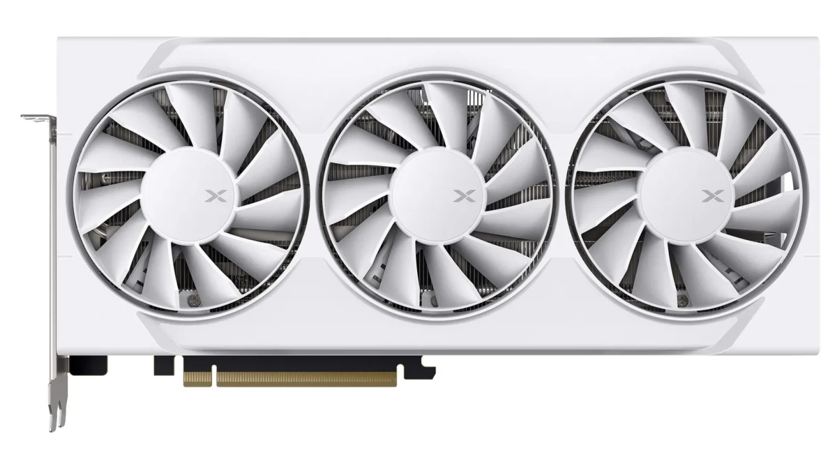 XFX SWIFT AMD Radeon RX 9060XT OC White Triple Fan Gaming Edition with 16GB GDDR6 HDMI 2xDP, AMD RDNA™ 4 Graphics Card - Image 2