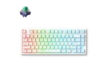 MCHOSE Jet 75 HE Gaming Keyboard White Topographic Kailh Magnetic God Switch