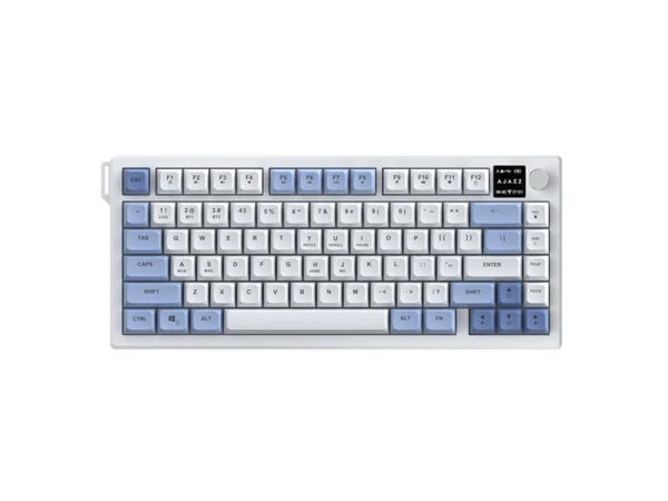 AJAZZ AF82 Tri-Mode Membrane Keyboard Glacier Blue