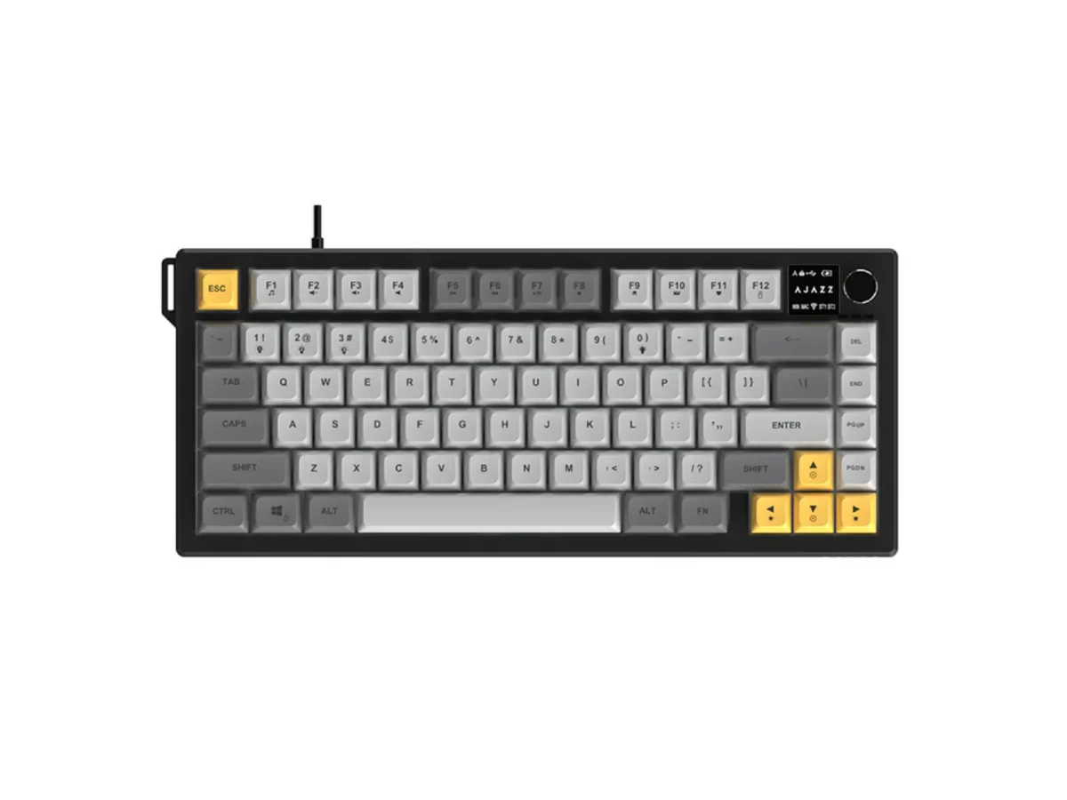 AJAZZ AF82 Tri-Mode Membrane Keyboard Starry Night Gray