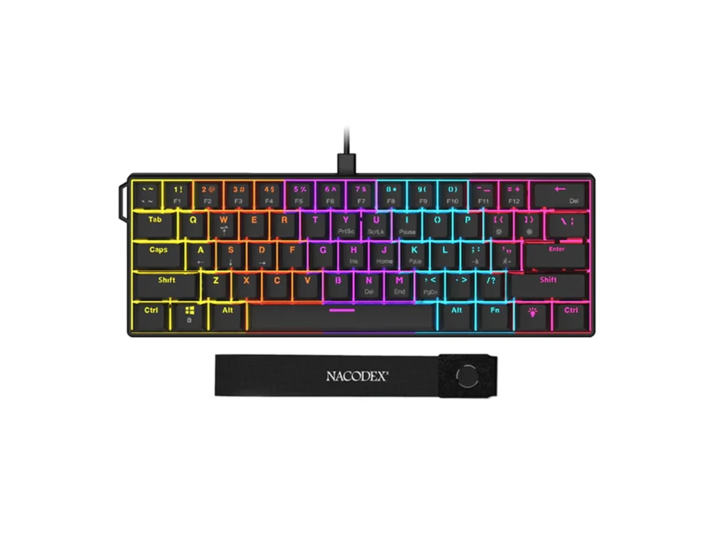 AJAZZ NK61 Wired Mechanical Gaming Keyboard Black
