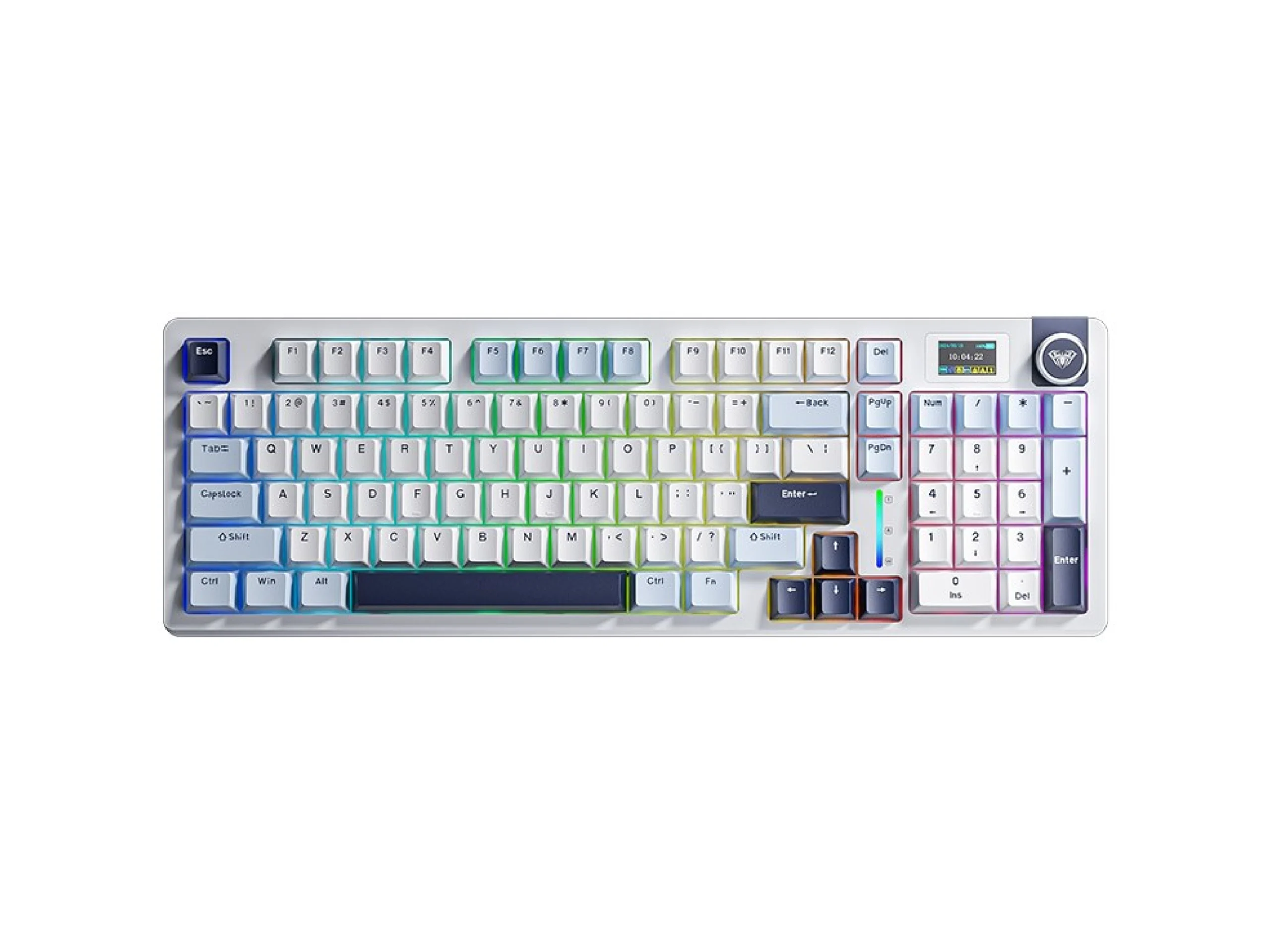 AS98P1 AULA S98 Pro Mechanical Keyboard With Knob& LCD Screen