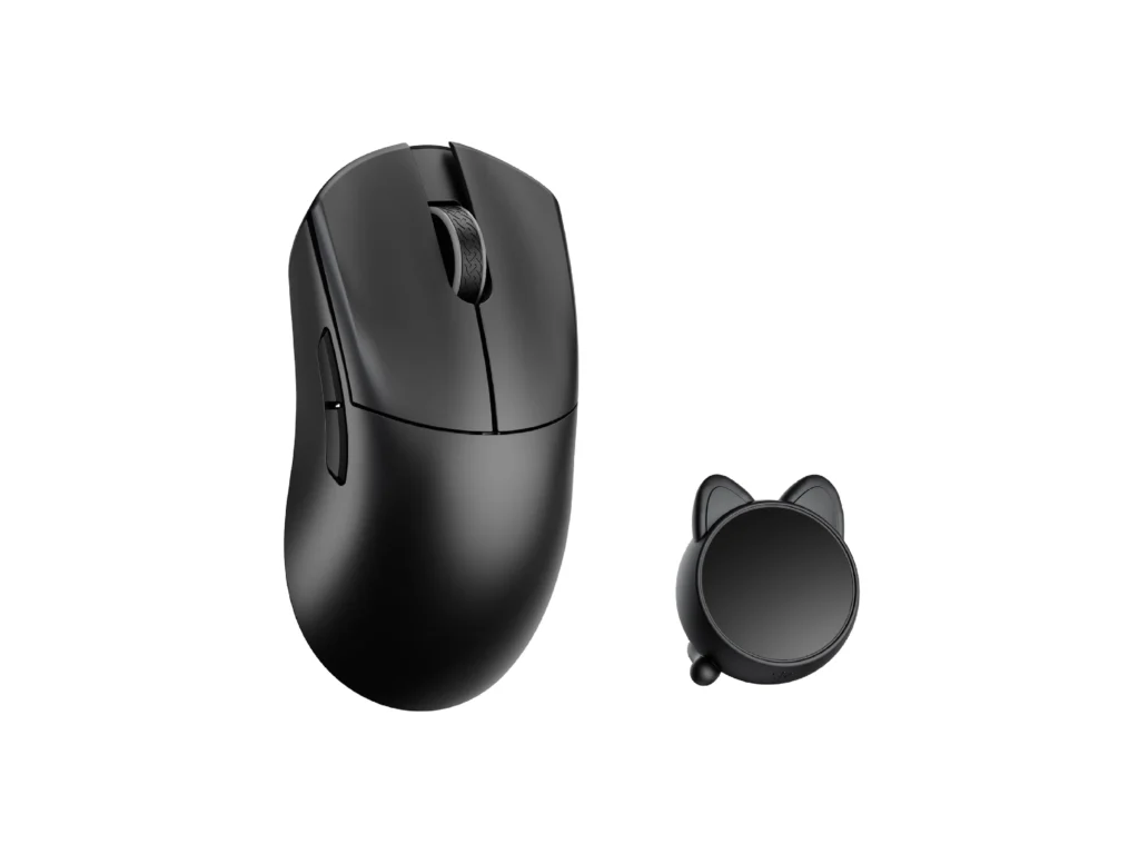 WLMOUSE HUAN Stainless Magnesium Alloy Gaming Mouse Black