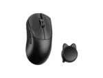 WLMOUSE HUAN Stainless Magnesium Alloy Gaming Mouse Black