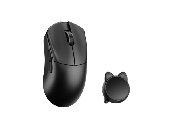 WLMOUSE HUAN Stainless Magnesium Alloy Gaming Mouse Black
