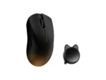WLMOUSE HUAN Stainless Magnesium Alloy Gaming Mouse Black Gold