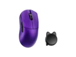 WLMOUSE HUAN Stainless Magnesium Alloy Gaming Mouse Purple