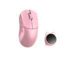 WLMOUSE HUAN Stainless Magnesium Alloy Gaming Mouse Pink