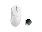 WLMOUSE HUAN Stainless Magnesium Alloy Gaming Mouse White
