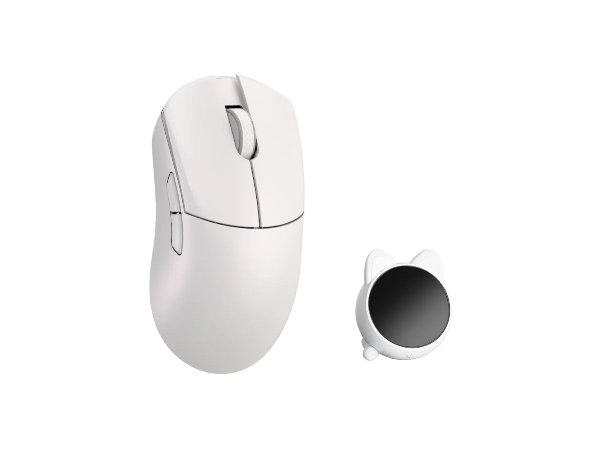 WLMOUSE HUAN Stainless Magnesium Alloy Gaming Mouse White