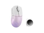 WLMOUSE HUAN Stainless Magnesium Alloy Gaming Mouse White Purple