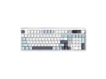 AJAZZ AK980 Tri-mode Mechanical Keyboard Blue White