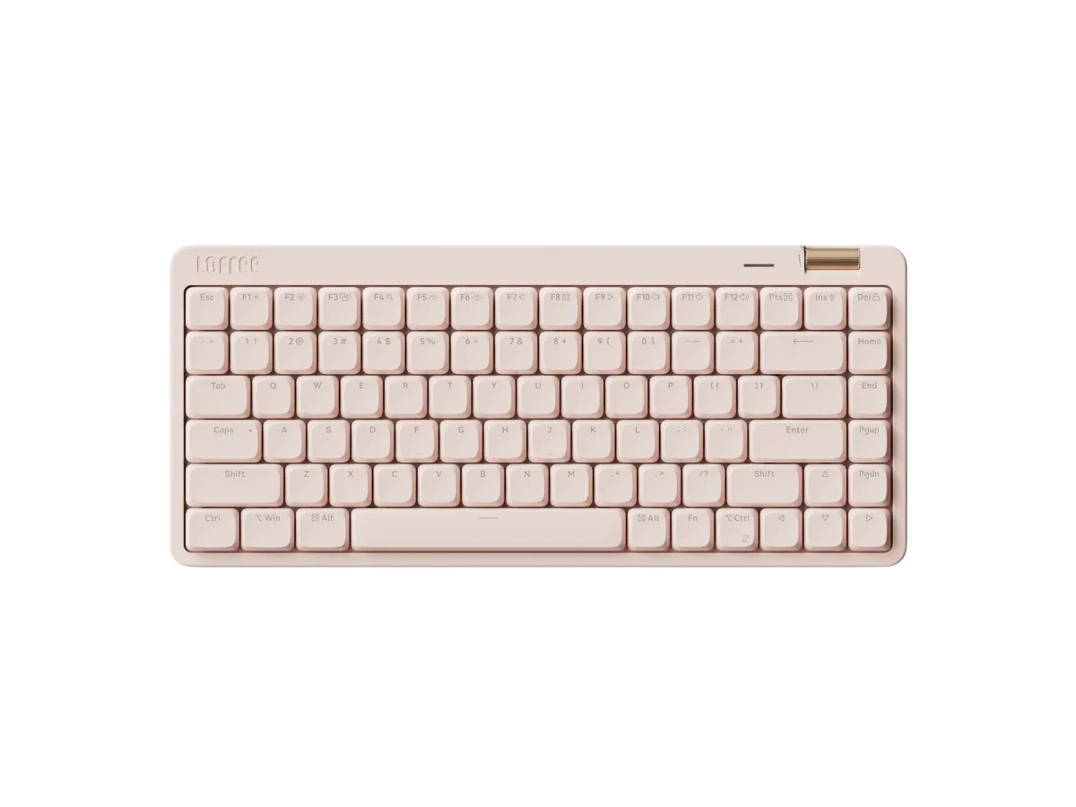LOFREE Flow Lite84 Affordable Low-profile Mechanical Keyboard Flamingo