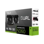 ASUS Dual GeForce RTX 5060 8GB GDDR7 OC Edition Graphics Card